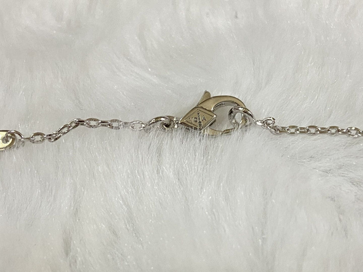 18K Celestial Vintage Alhambra Tiger Eye 10 Motifs Necklace