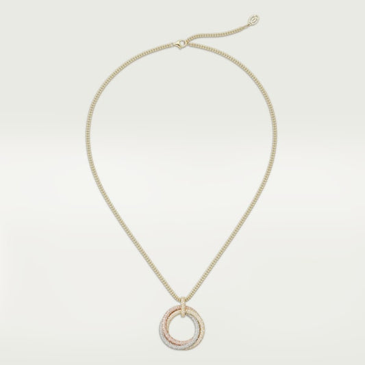 18K Celestial Trinity Necklace