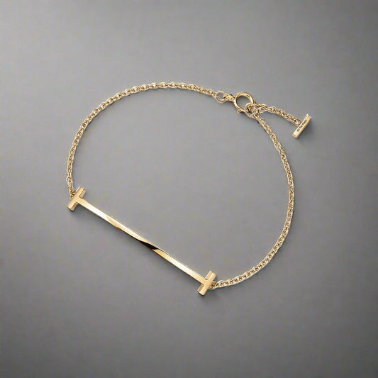 18K Celestial T Smile Bracelet