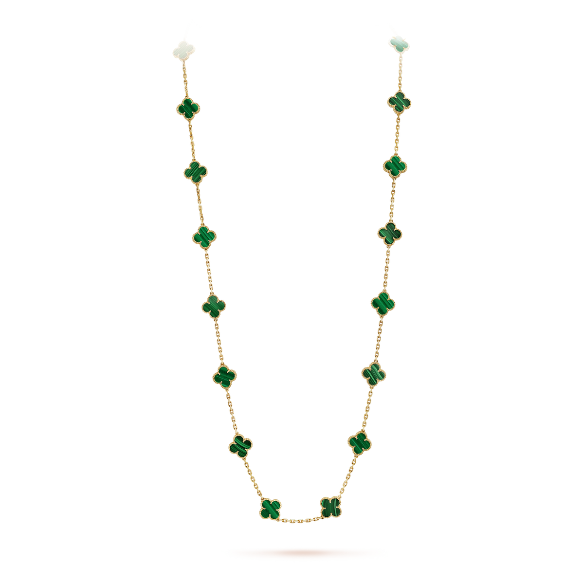 18K Celestial Vintage Alhambra 20 Motifs Long Necklace