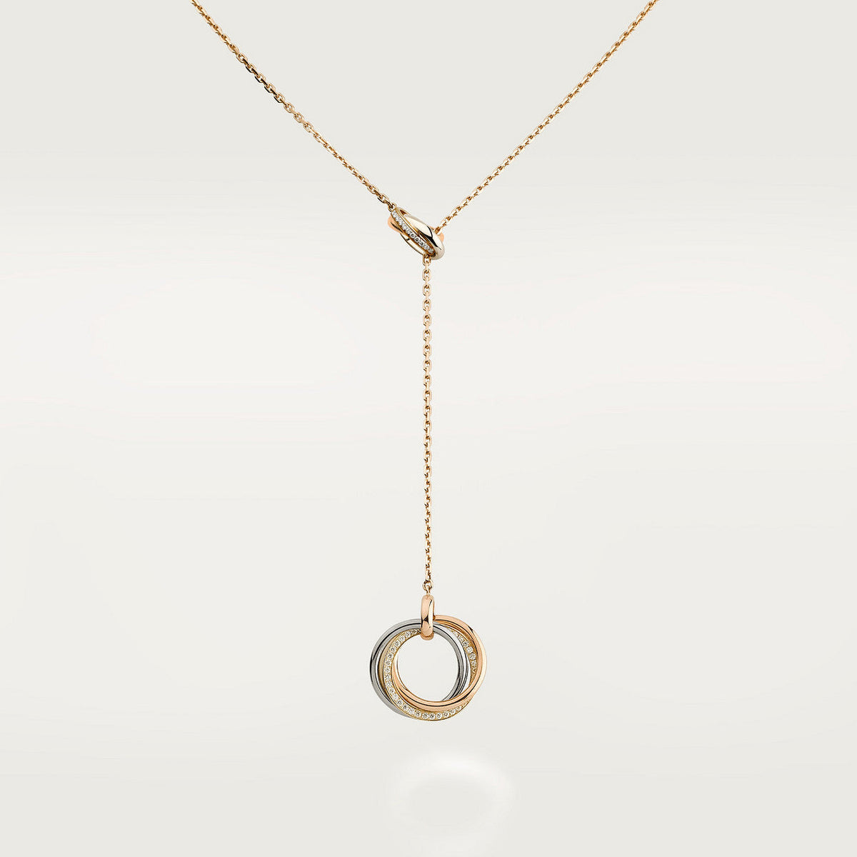 18K Trinity Diamonds Necklace