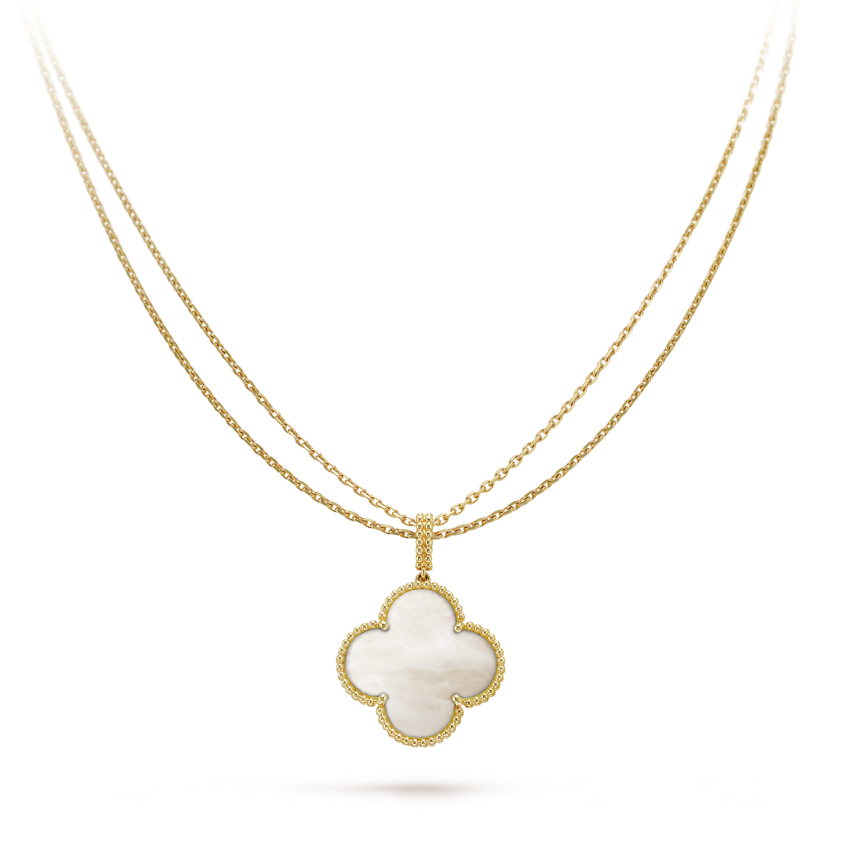 18K Celestial Magic Alhambra One Motif Pearl Necklace