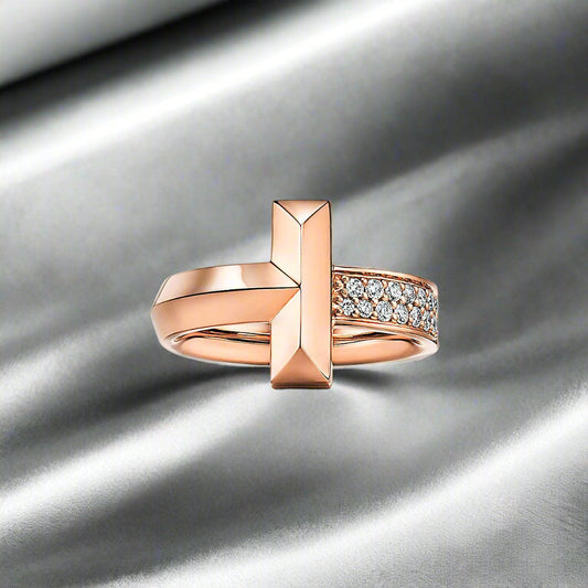 18K Celestial T T1 Diamonds Ring