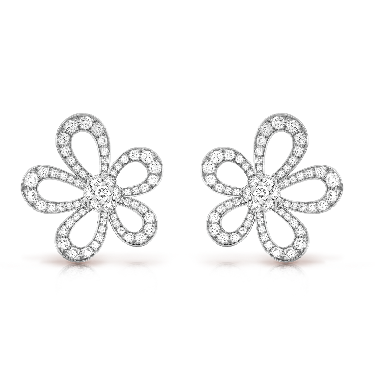 18k Celestial Flowerlace Earrings