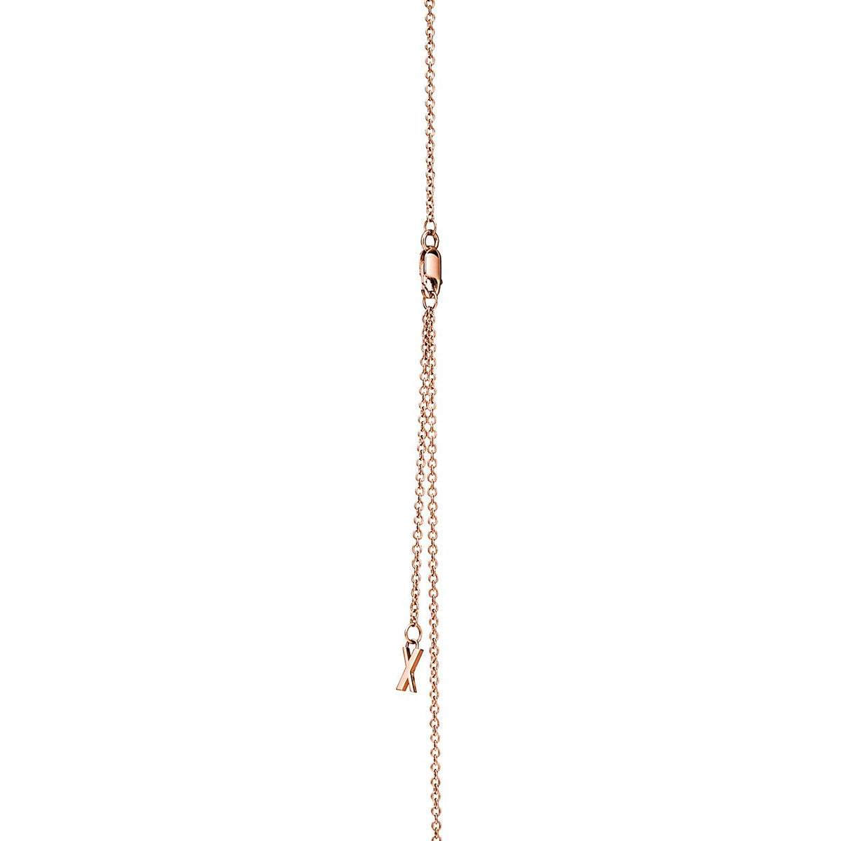 18K Celestial T Atlas X Closed Interlocking Pendant Necklace