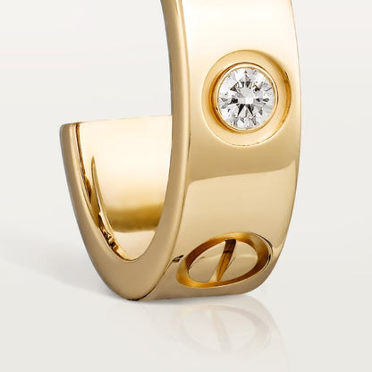 18K Celestial Love 2 Diamonds Earrings