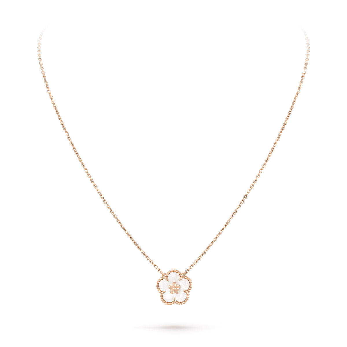 18K Celestial Lucky Spring Pendant Clover Necklace