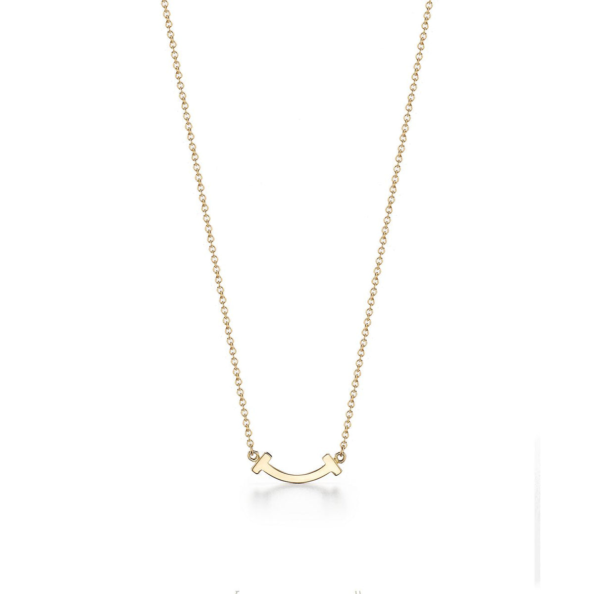 18K Celestial T Small Diamond Pendant Necklace