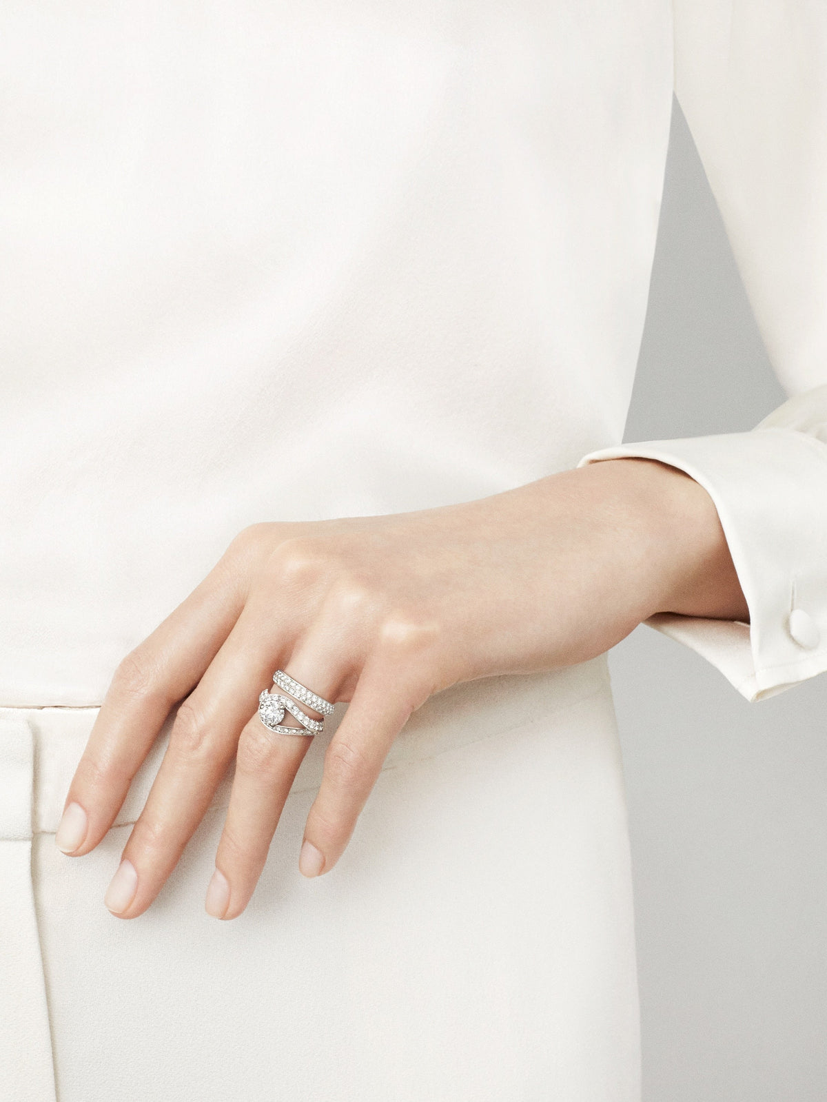 18K Celestial Couture Wedding Diamond Ring