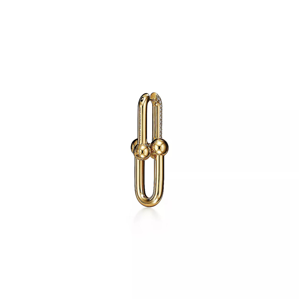 18K Celestial T HardWear Large Link Diamonds Earrings