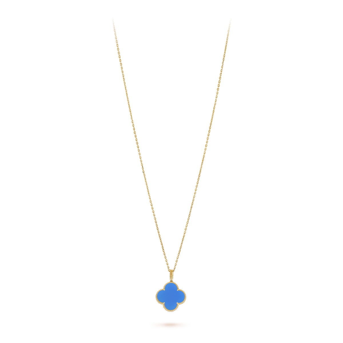18K Celestial Magic Alhambra Agate Clover Necklace