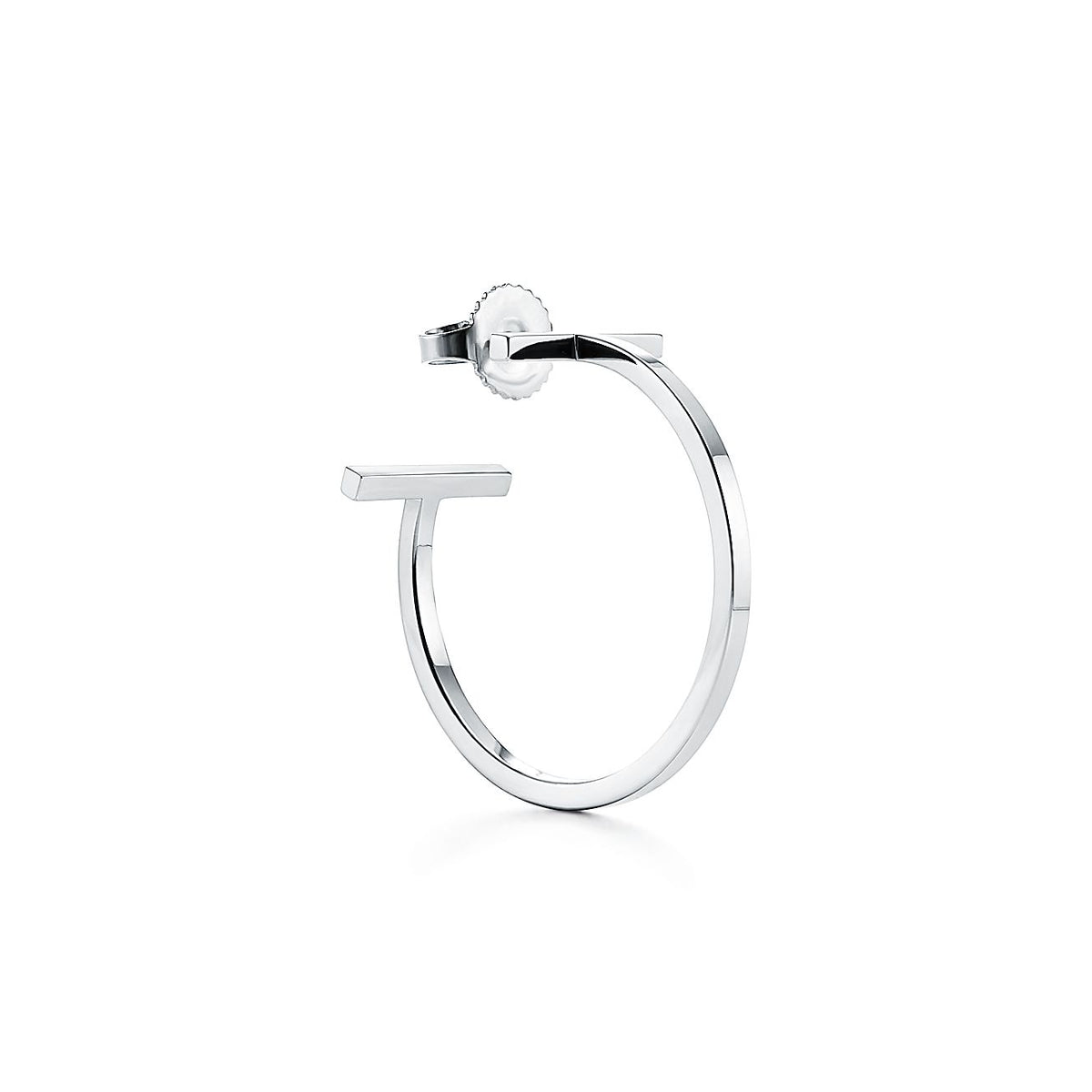 18K Celestial T Hoop Earrings