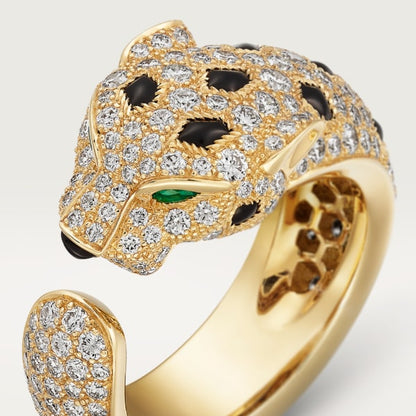 18K Celestial Panth̬re De Diamond Ring