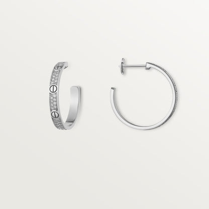 18K Celestial Love Pave Diamonds Earrings