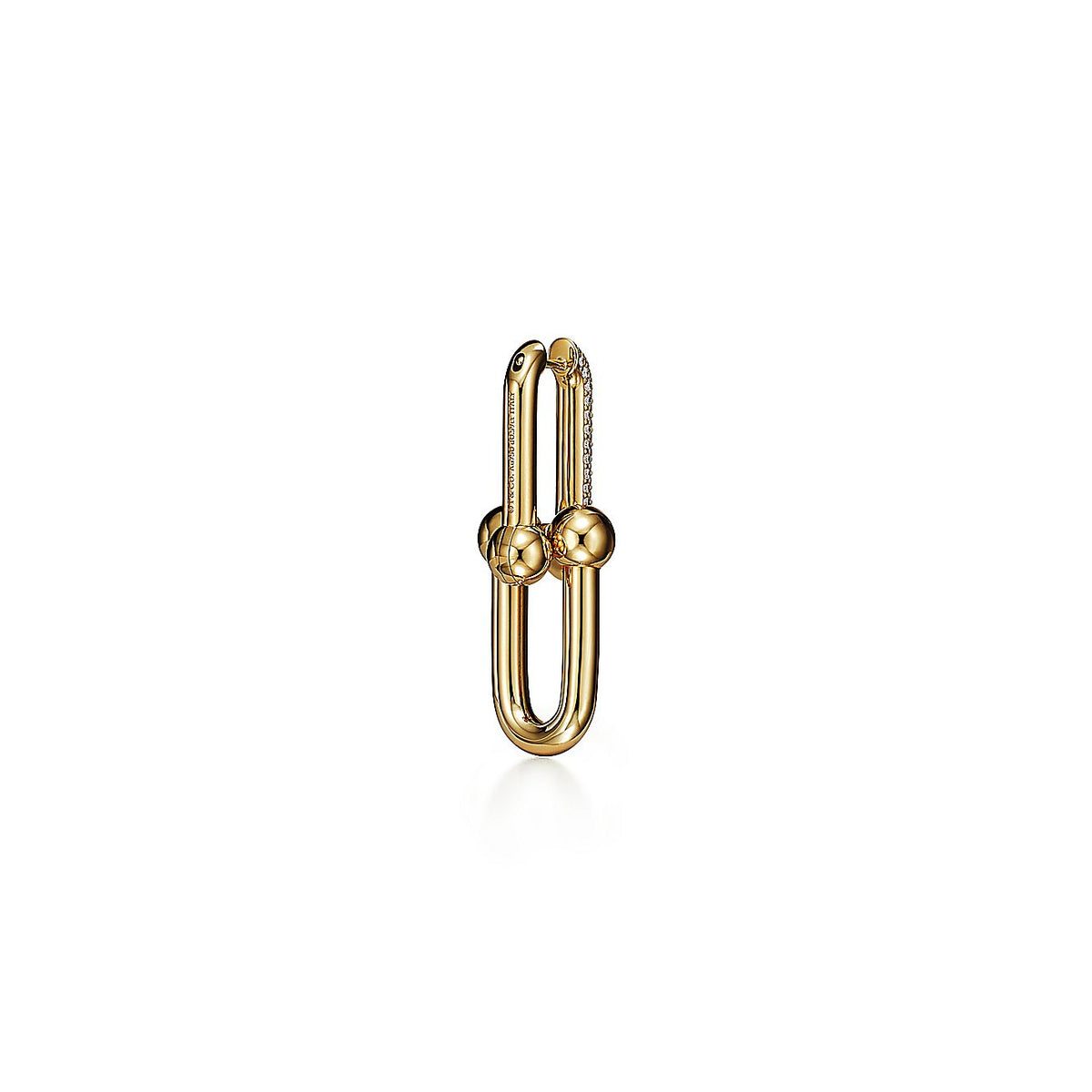 18K Celestial T HardWear Large Link Diamonds Earrings