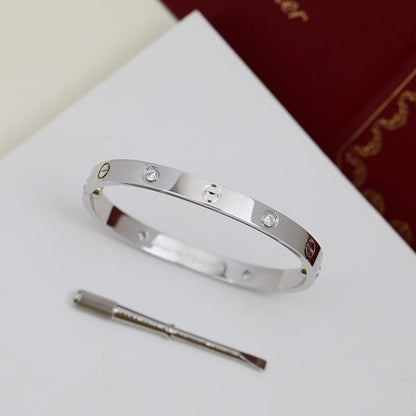 18K Celestial Four Diamonds Love Bracelet