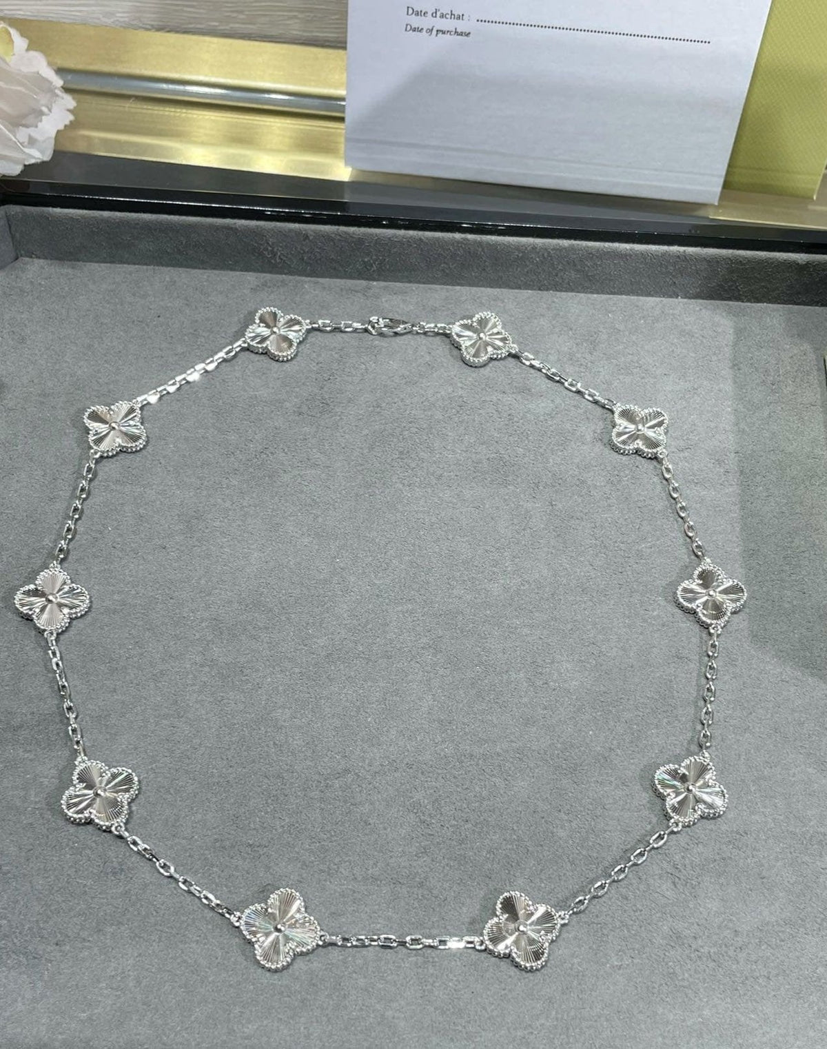 18K Celestial Vintage Alhambra 10 Motifs Necklace