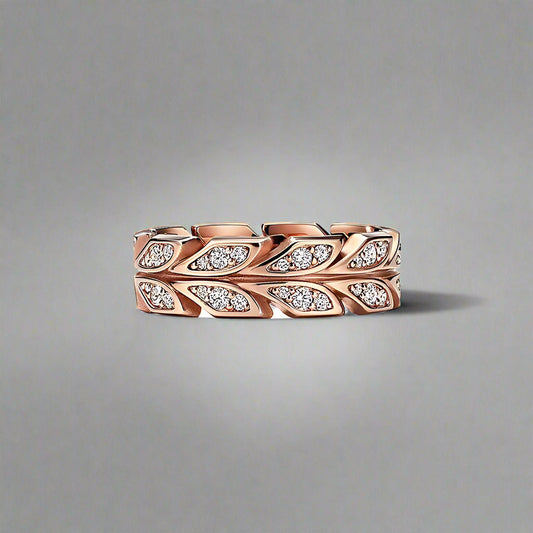 18K Celestial T Victoria Vine Ring