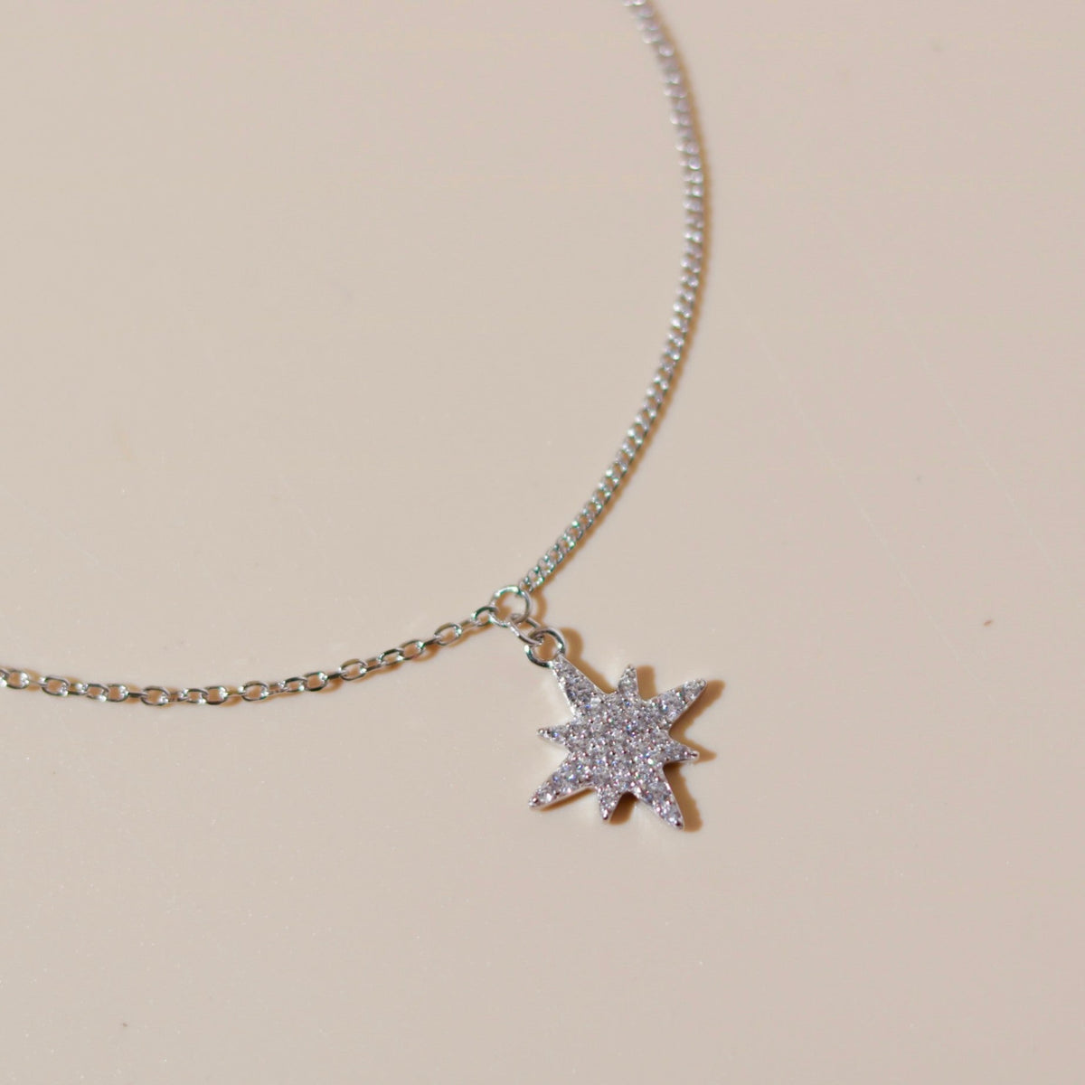 ELOREVA Eira Snowflake Bracelet – Rose Gold & Platinum Plated 925 Sterling Silver
