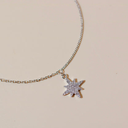 ELOREVA Eira Snowflake Bracelet – Rose Gold & Platinum Plated 925 Sterling Silver