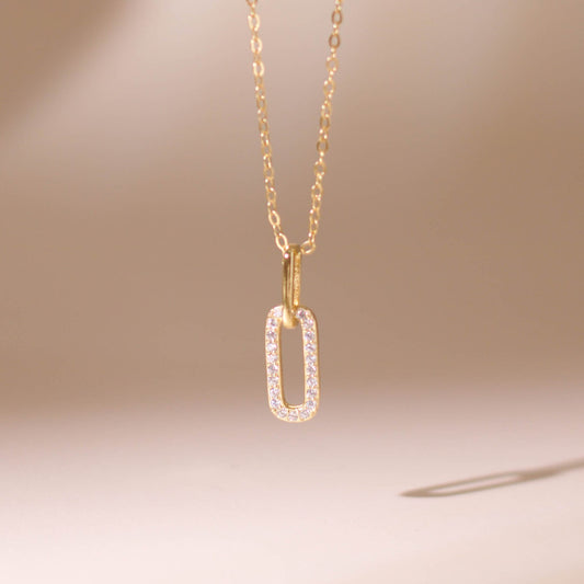 ELOREVA Rincy Necklace – 18K Gold Plated 925 Sterling Silver