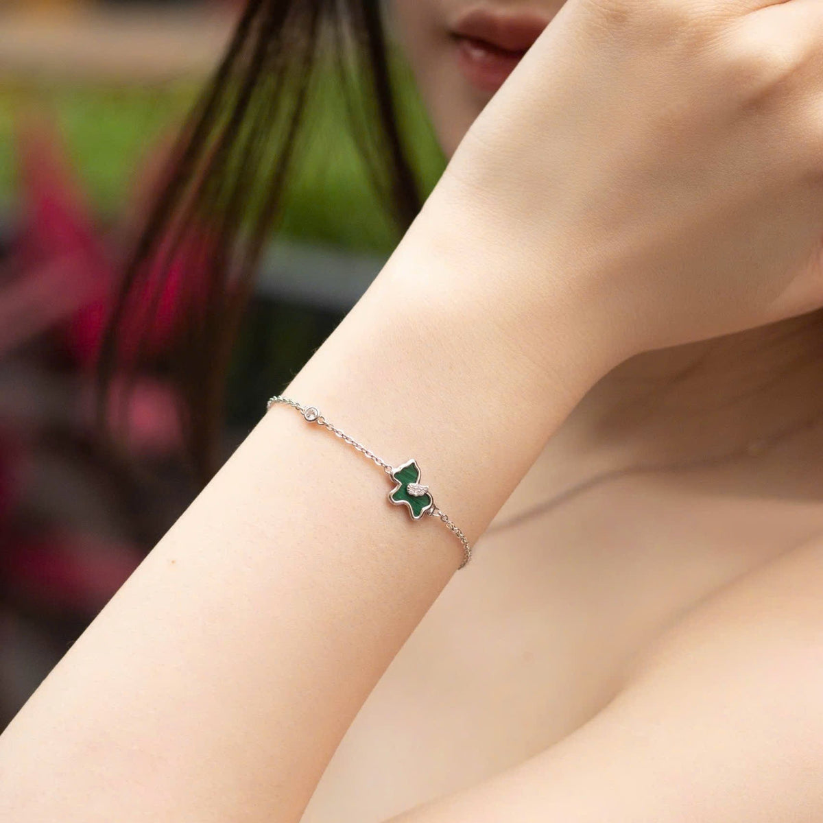 ELOREVA Unicorn Bracelet – Rose Gold & Platinum Plated 925 Sterling Silver