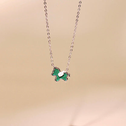 ELOREVA Unicorn Necklace – 18K Rose Gold & Platinum Plated 925 Sterling Silver