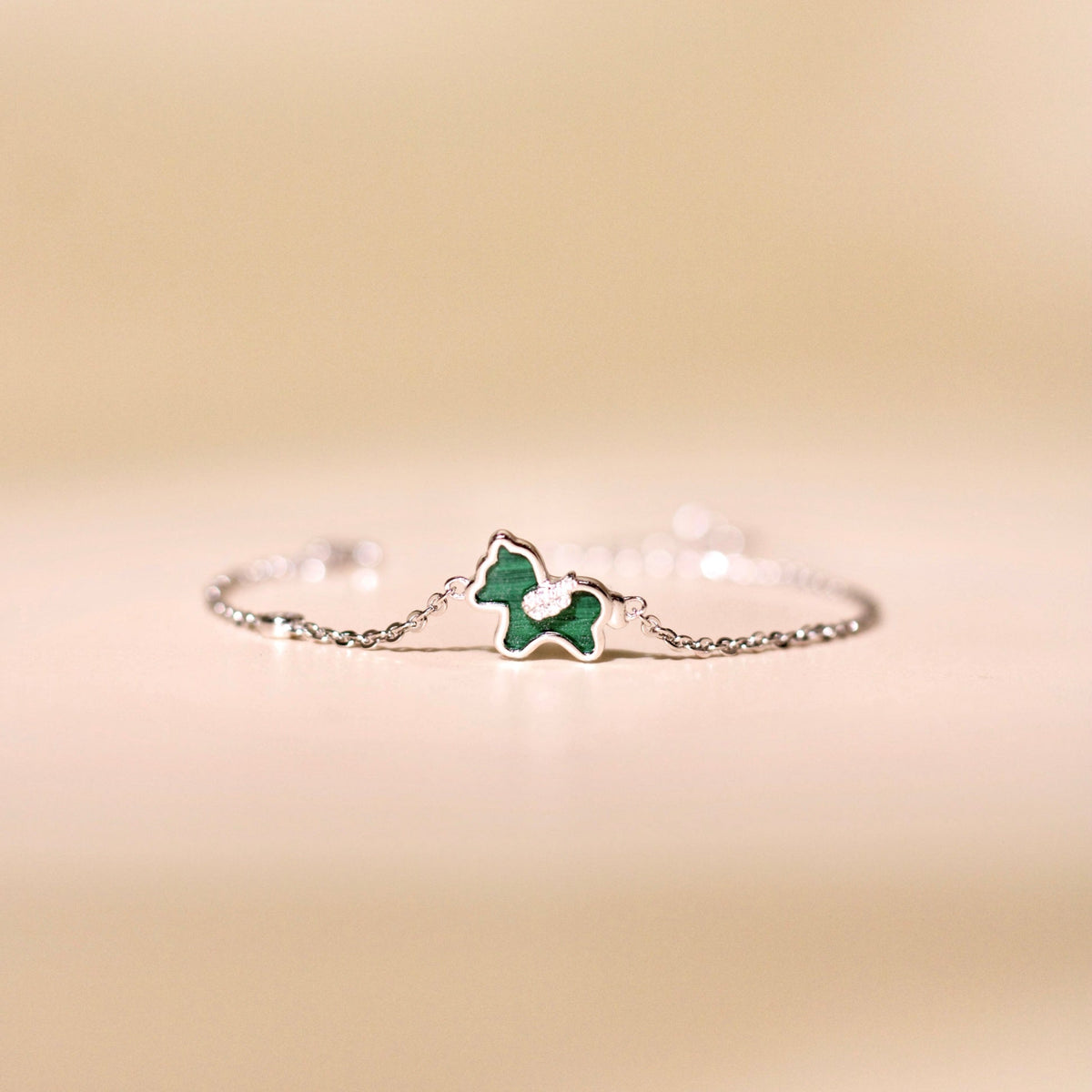 ELOREVA Unicorn Bracelet – Rose Gold & Platinum Plated 925 Sterling Silver