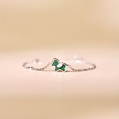 ELOREVA Unicorn Bracelet – Rose Gold & Platinum Plated 925 Sterling Silver