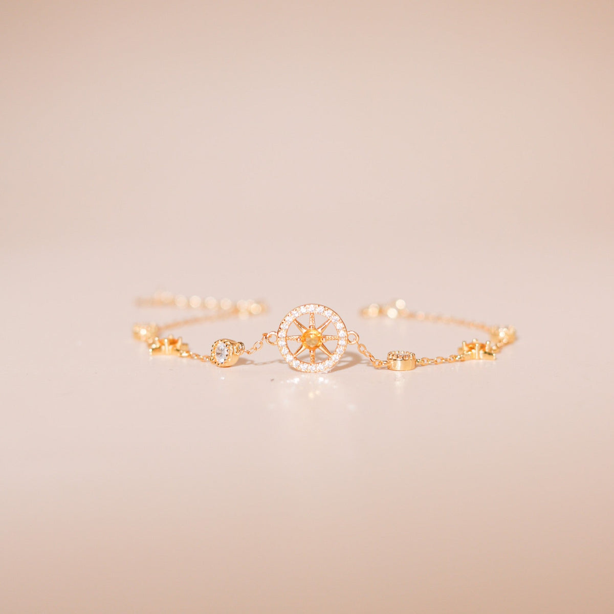 ELOREVA Sunny Bracelet – 18K Gold Plated 925 Sterling Silver