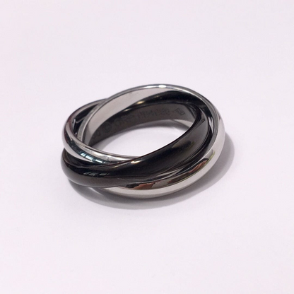 18K Celestial Trinity Classic Ceramics Ring