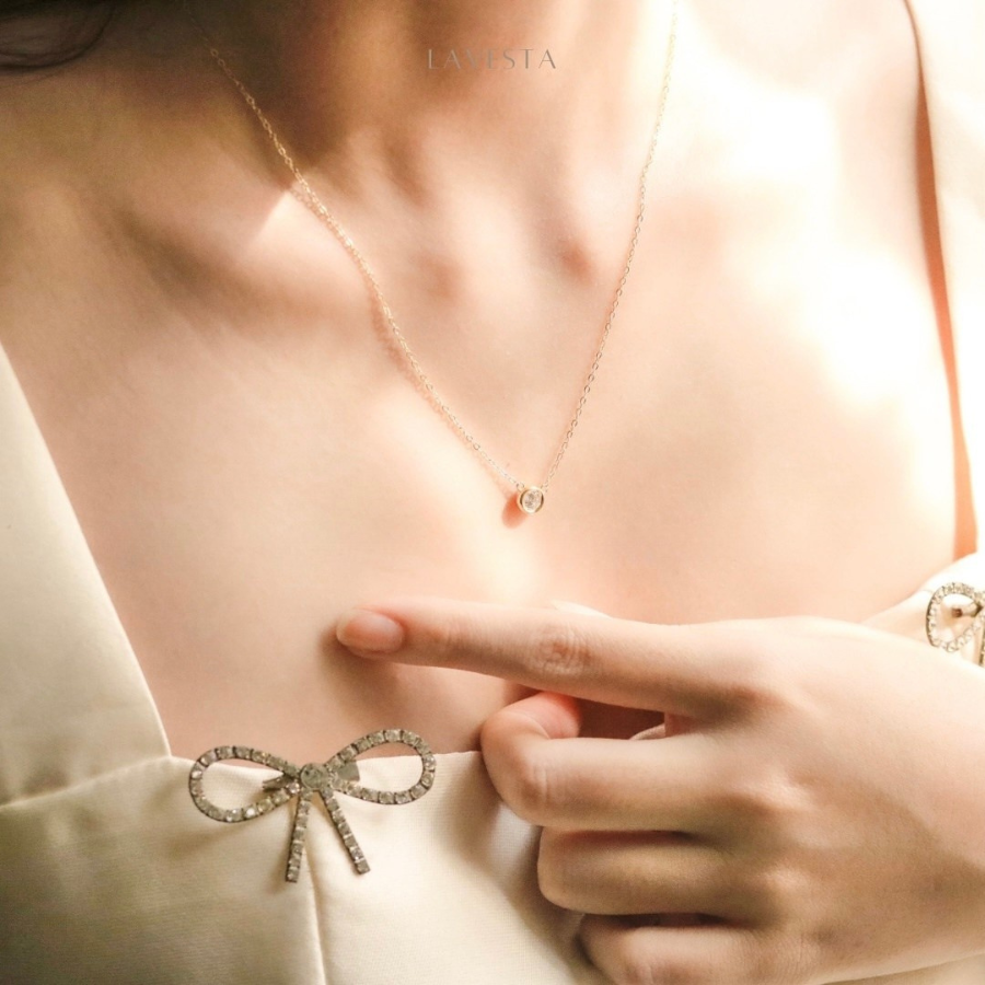 ELOREVA Stella Star Necklace – 18K Gold Plated 925 Sterling Silver