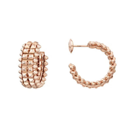 18K Celestial Clash De Earrings