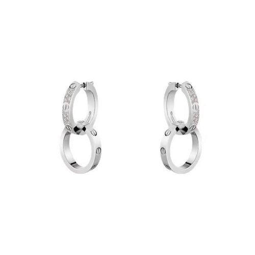 18K Celestial Love Diamond Earrings