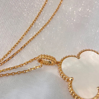 18K Celestial Magic Alhambra One Motif Pearl Necklace