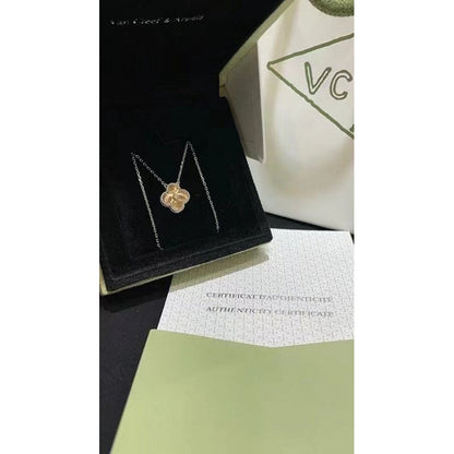 18K Celestial Vintage Alhambra Holiday Pendant Necklace