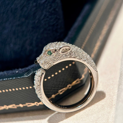 18K Celestial Panth̬re De Diamond Ring
