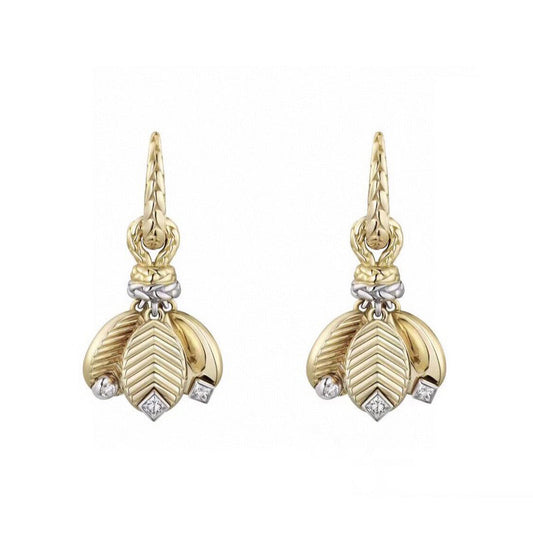 18K Celestial Grain De Caf̩ Earrings