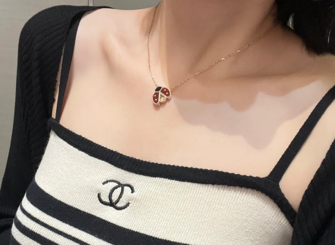 18K Celestial Lucky Spring Pendant Necklace