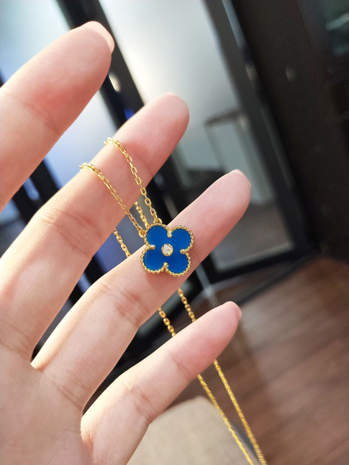 18K Celestial Vintage Alhambra Agent Clover Necklace