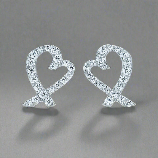 18K Celestial T Diamond Earrings