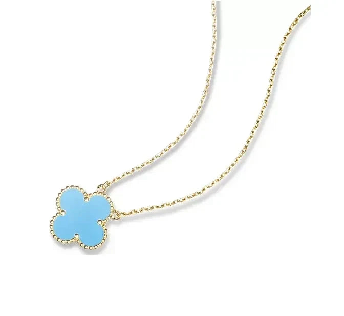 18K Celestial Vintage Alhambra Agent Pendant Necklace